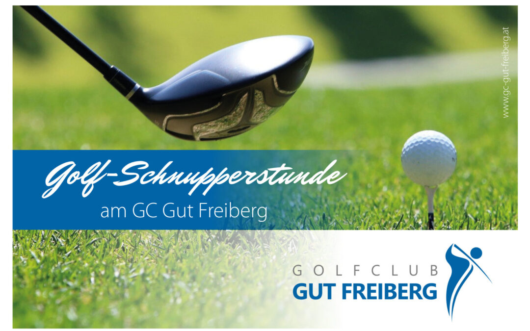 Gratis Golfschnuppern ab 15.03.2021