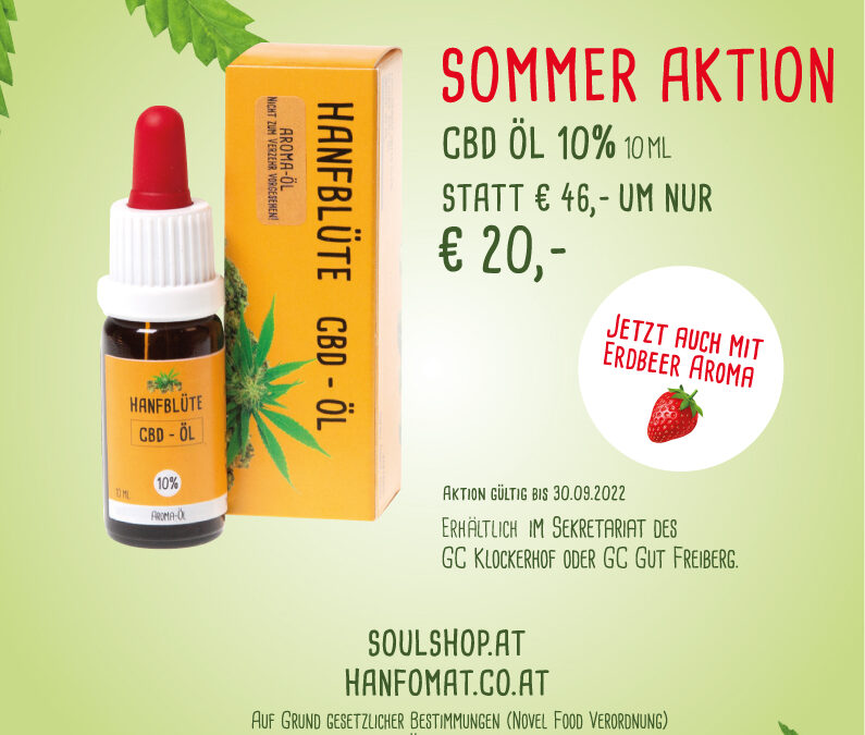 Sommer Aktion CBD-ÖL