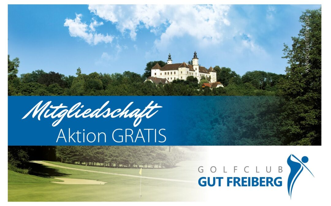 Gratis GOLFEN – werden Sie jetzt Mitglied